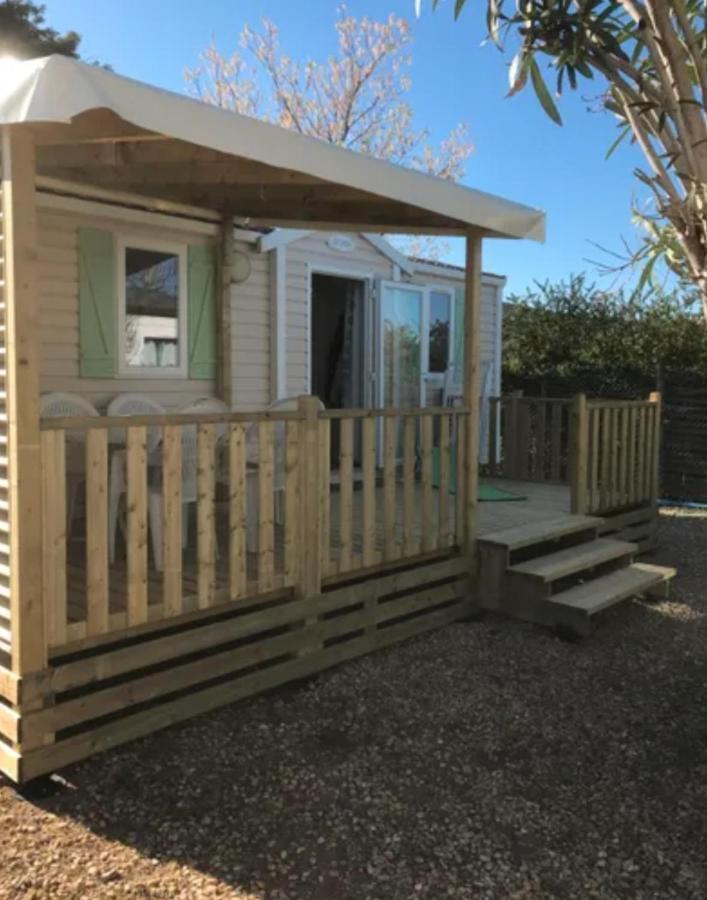 Mobile Home Tout Confort Climatise 4 A 6 Personnes Camping Les Salins De La Gardiole Ancien Camping De L'Europe A Vic La Gardiole מראה חיצוני תמונה
